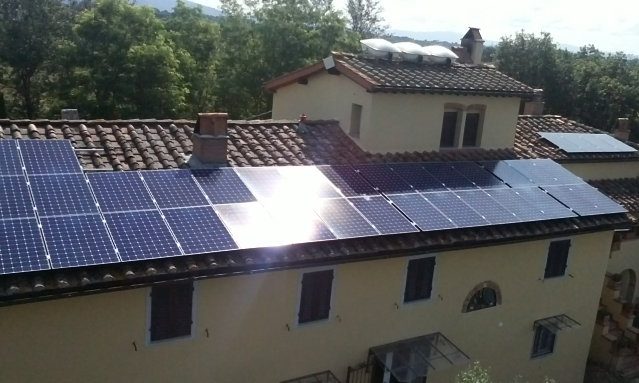 Terranuova Bracciolini, fotovoltaico Sunpower Toscana, sunpower, impianto fotovoltaico lightland, pannelli SunPower