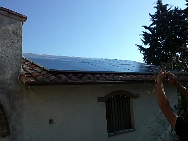 Impianto Fotovoltaico Palazzone San Casciano Bagni Toscana