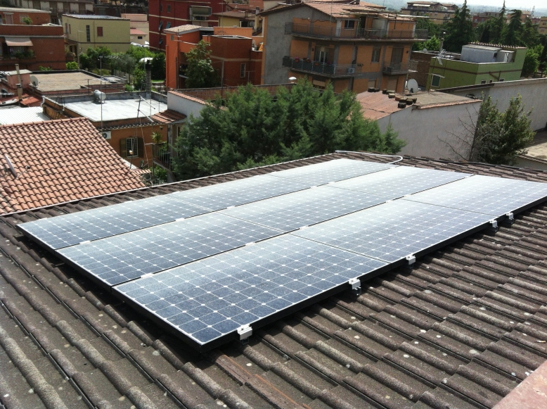 Impianto fotovoltaico Sunpower Lightland Guidonia 